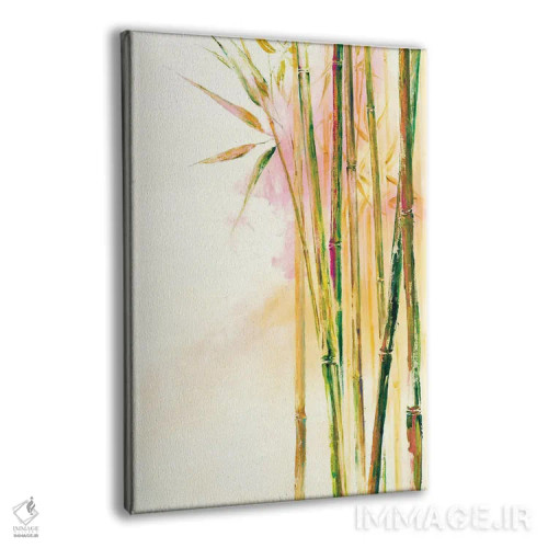 تابلو دکوراتیو بامبو III اثر باورا دارگو - نمای پرسپکتیو محصول