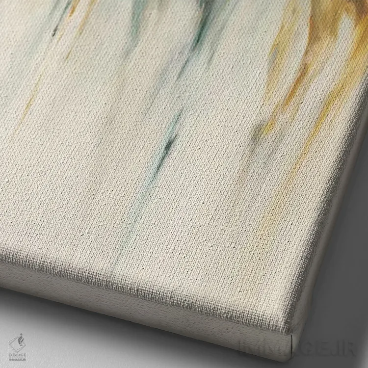 تابلو دکوراتیو پیشگام اثر باورا دارگو - نمای نزدیک بافت بوم