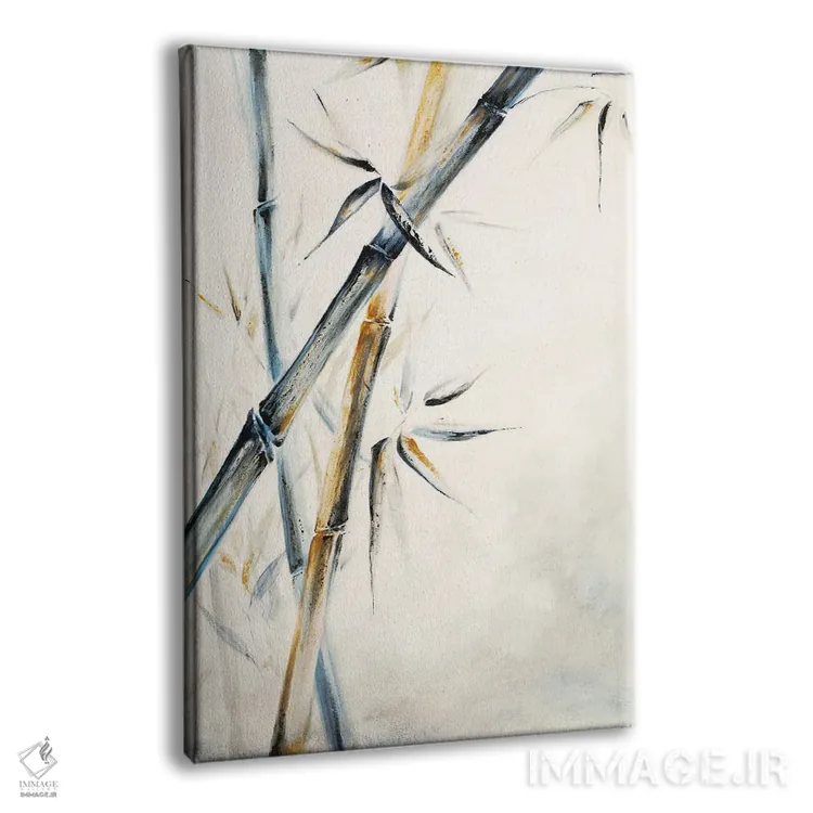 تابلو دکوراتیو بامبوی سیاه اثر باورا دارگو - نمای پرسپکتیو محصول