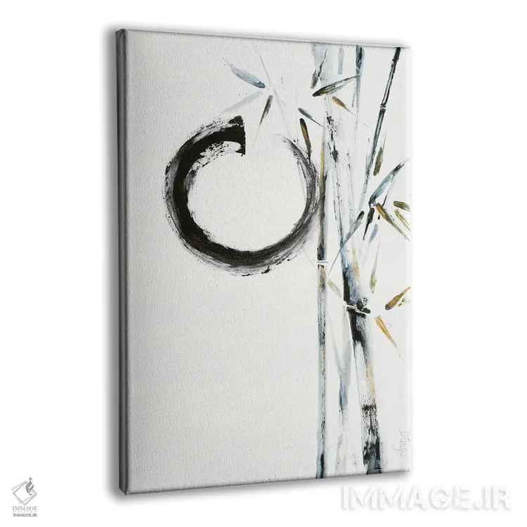 تابلو دکوراتیو انسو سیاه اثر باورا دارگو - نمای پرسپکتیو محصول