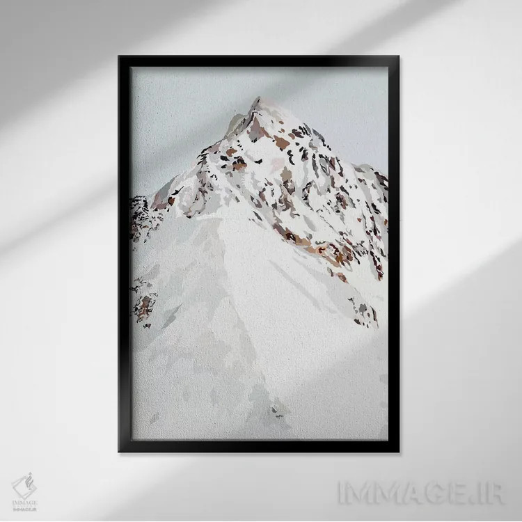 تابلو دکوراتیو کاوش در آگاهی اثر دانس د لون - نمای قابدار مشکی
