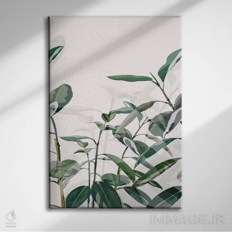 تابلو مدرن گلخانه اثر دانس د لون - نمای روبهرو روی دیوار