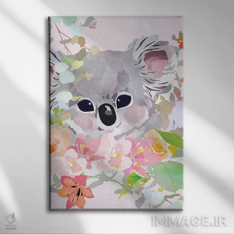 تابلو دکوراتیو دوستدار طبیعت اثر دانس د لون - نمای روبهرو روی دیوار