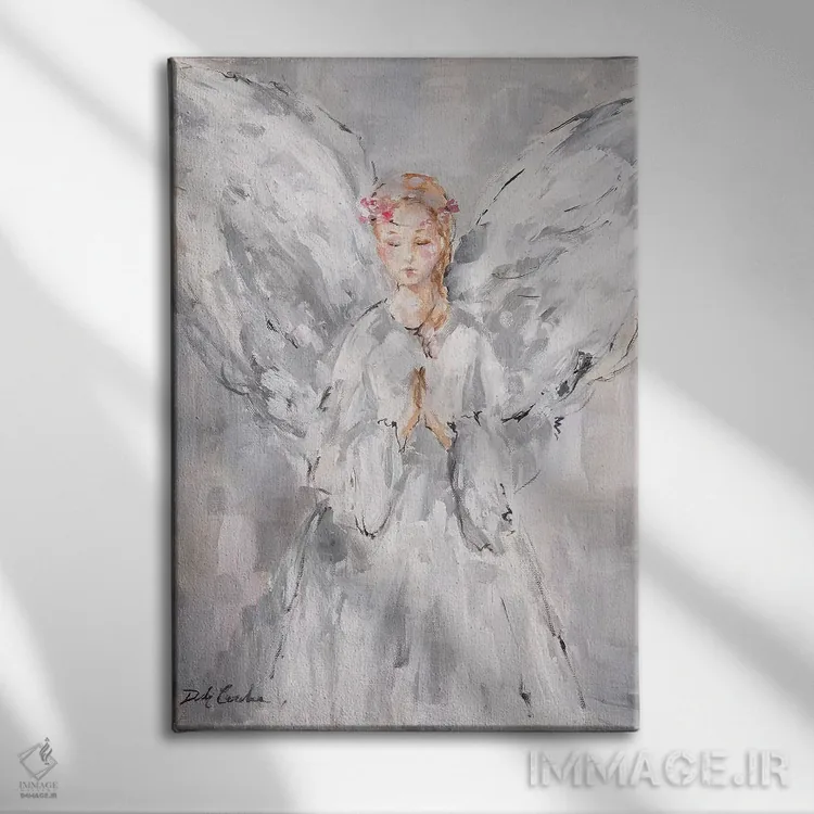 تابلو دکوراتیو آسمانی اثر دبی کولز - نمای روبهرو روی دیوار