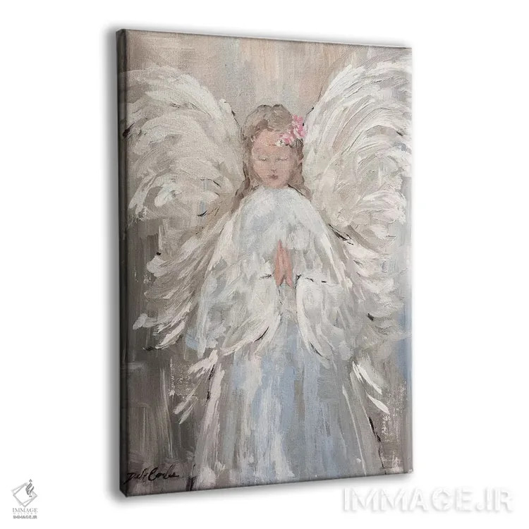 تابلو مدرن فرشته من اثر دبی کولز - نمای پرسپکتیو محصول