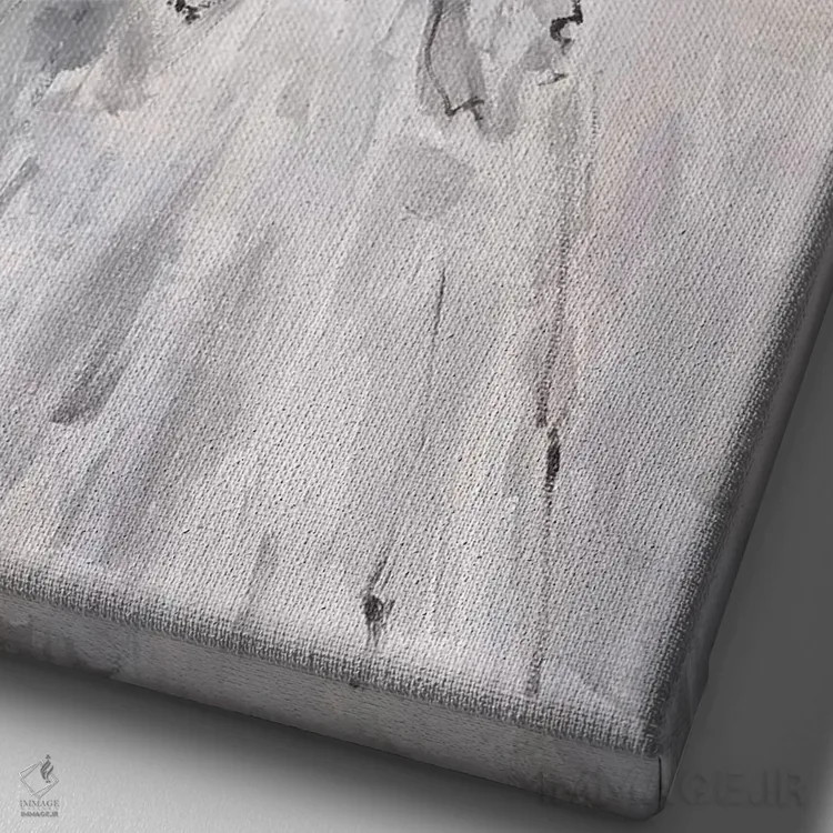 تابلو دکوراتیو آسمانی اثر دبی کولز - نمای نزدیک بافت بوم