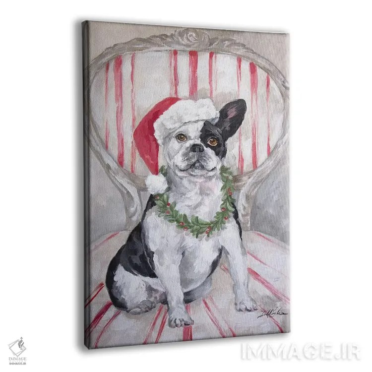 تابلو دکوراتیو کریسمس فرانسوی ها اثر دبی کولز - نمای پرسپکتیو محصول