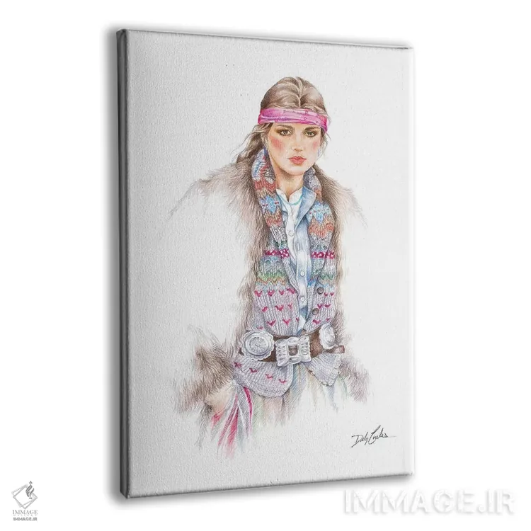 تابلو دکوراتیو چیزی کهن، نو شده است اثر دبی کولز - نمای پرسپکتیو محصول