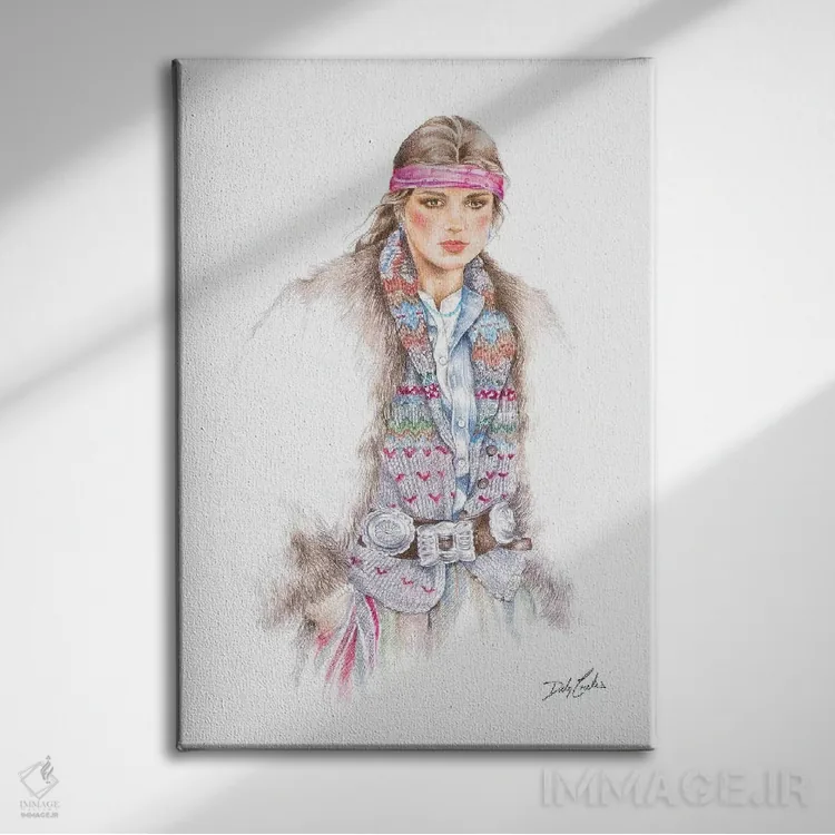 تابلو دکوراتیو چیزی کهن، نو شده است اثر دبی کولز - نمای روبهرو روی دیوار