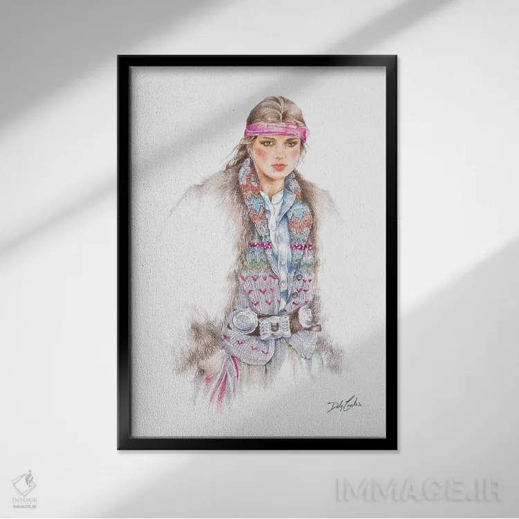 تابلو دکوراتیو چیزی کهن، نو شده است اثر دبی کولز - نمای قابدار مشکی