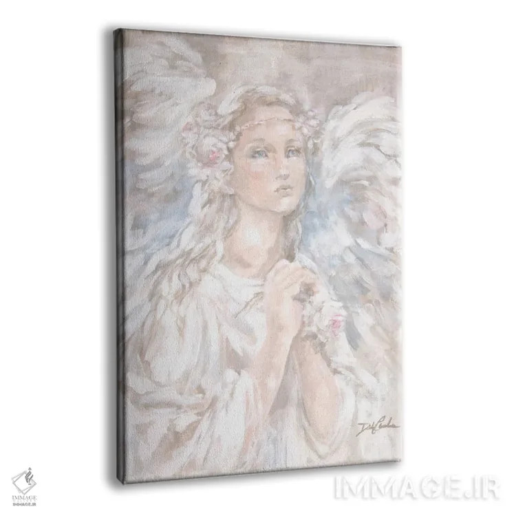 تابلو دکوراتیو فرشته بهشت اثر دبی کولز - نمای پرسپکتیو محصول