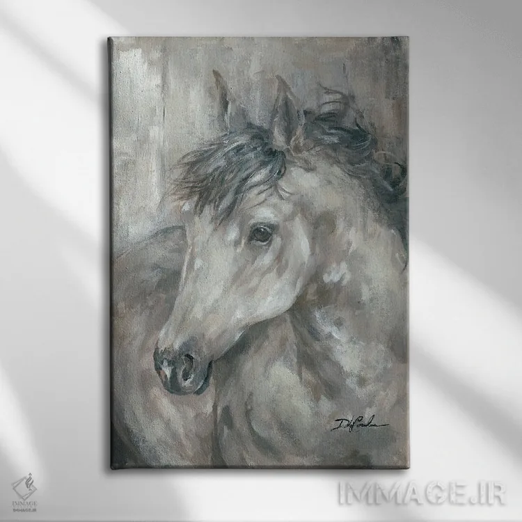 تابلو مدرن مهربان اثر دبی کولز - نمای روبهرو روی دیوار