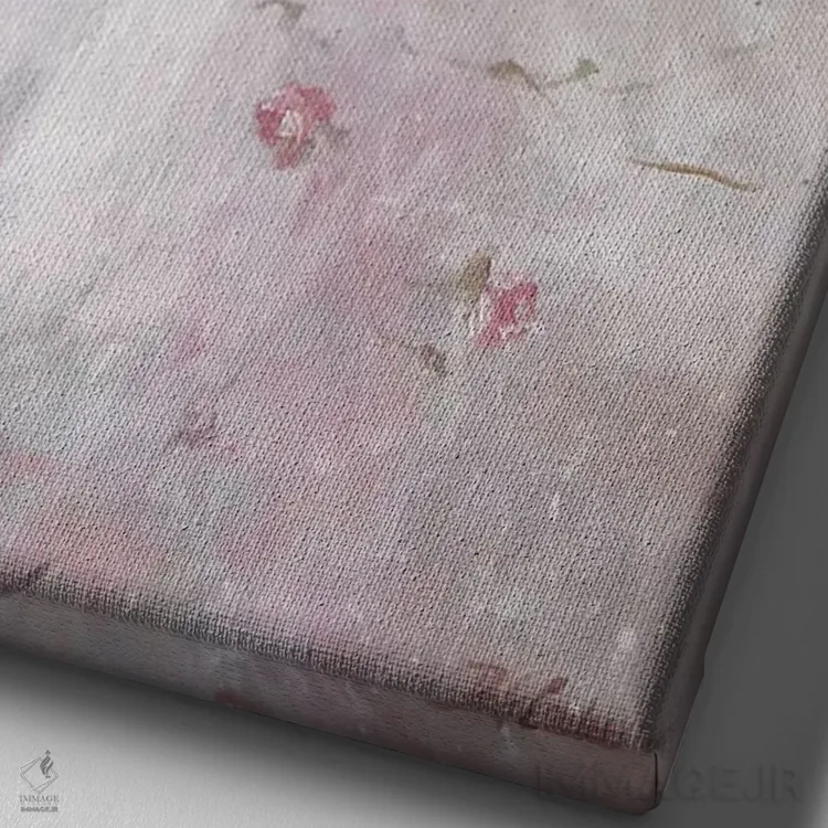 تابلو دکوراتیو رقص پاییزی اثر دبی کولز - نمای نزدیک بافت بوم