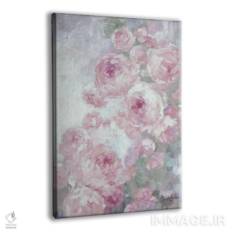 تابلو دکوراتیو پئونی ها اثر دبی کولز - نمای پرسپکتیو محصول