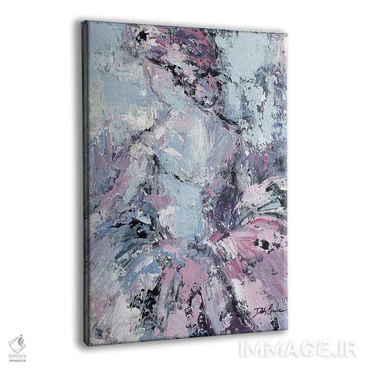 تابلو دکوراتیو رقصنده اثر دبی کولز - نمای پرسپکتیو محصول