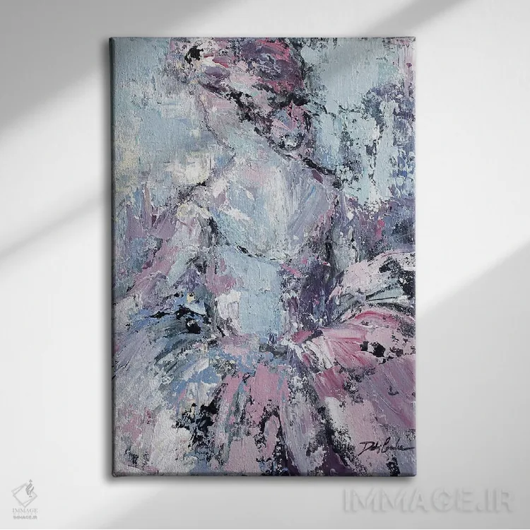 تابلو دکوراتیو رقصنده اثر دبی کولز - نمای روبهرو روی دیوار