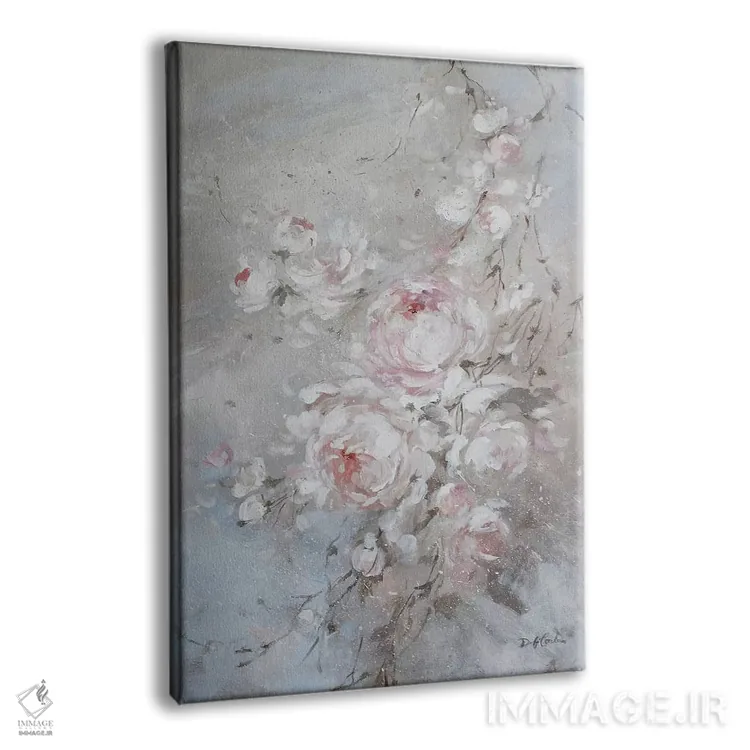 تابلو دکوراتیو رز سرخ شدن اثر دبی کولز - نمای پرسپکتیو محصول