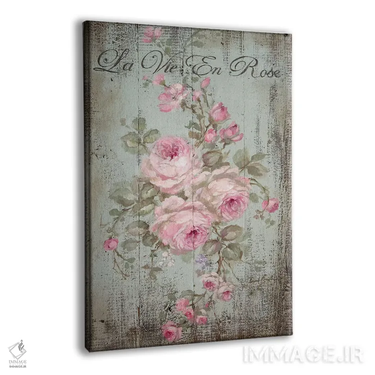 تابلو دکوراتیو زندگی در رز اثر دبی کولز - نمای پرسپکتیو محصول