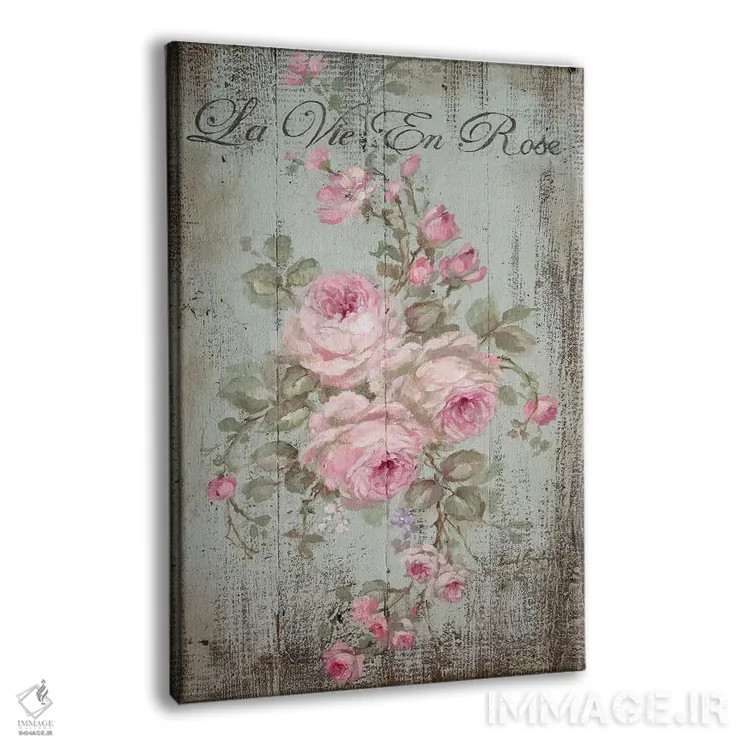 تابلو دکوراتیو زندگی در رز اثر دبی کولز - نمای پرسپکتیو محصول