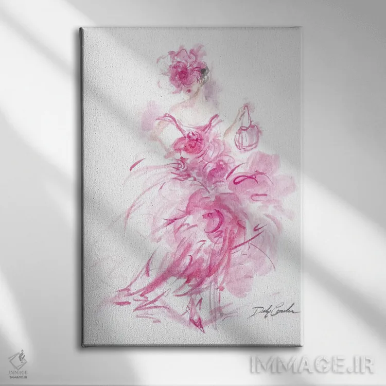 تابلو دکوراتیو شب پاریسی اثر دبی کولز - نمای روبهرو روی دیوار