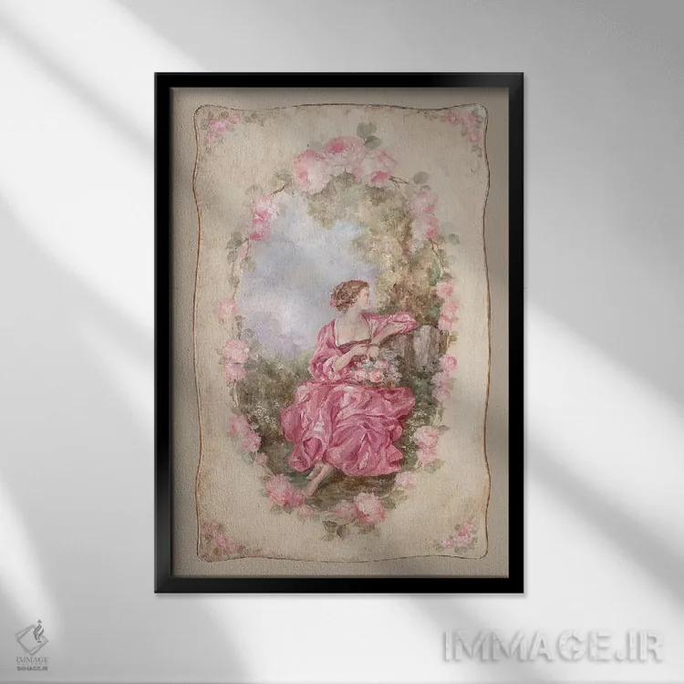 تابلو دکوراتیو خیالات روزانه اثر دبی کولز - نمای قابدار مشکی