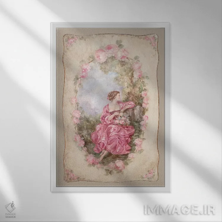 تابلو دکوراتیو خیالات روزانه اثر دبی کولز - نمای قابدار سفید