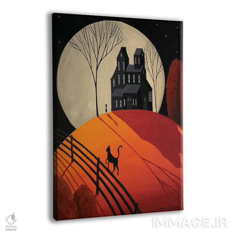 تابلو دکوراتیو اثر دبی کریسول - نمای پرسپکتیو محصول