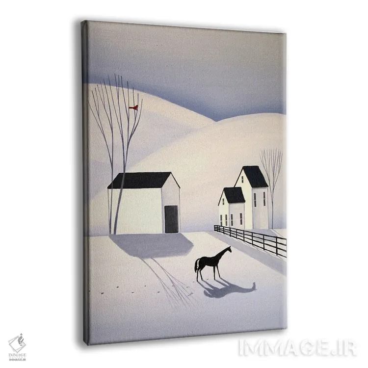 تابلو دکوراتیو تماشای کارباورال اثر دبی کریسول - نمای پرسپکتیو محصول