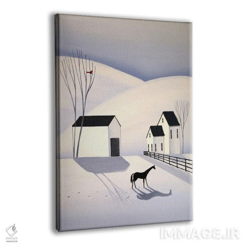 تابلو دکوراتیو تماشای کارباورال اثر دبی کریسول - نمای پرسپکتیو محصول