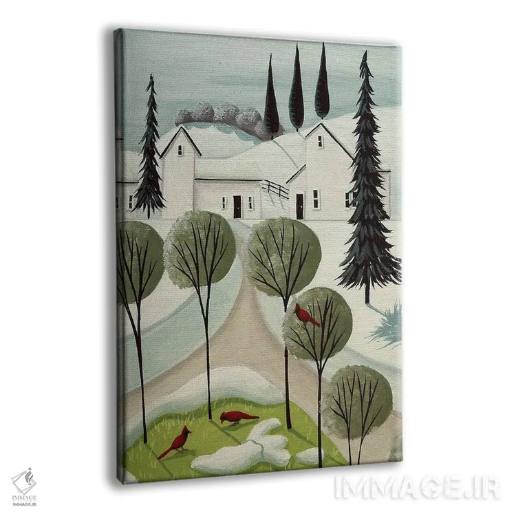 تابلو دکوراتیو زمین بازی کارباورال ها اثر دبی کریسول - نمای پرسپکتیو محصول