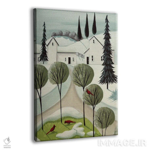 تابلو دکوراتیو زمین بازی کارباورال ها اثر دبی کریسول - نمای پرسپکتیو محصول