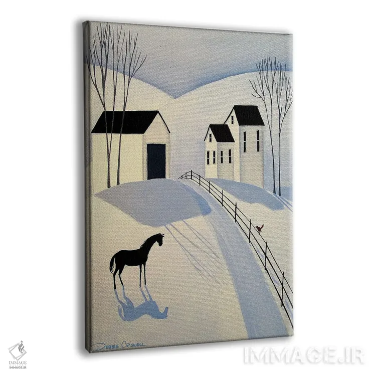 تابلو دکوراتیو اثر دبی کریسول - نمای پرسپکتیو محصول