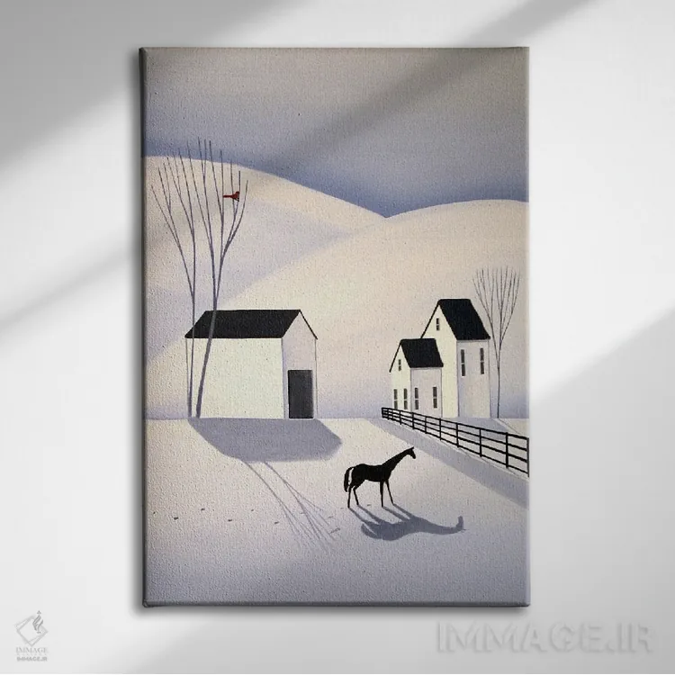 تابلو دکوراتیو تماشای کارباورال اثر دبی کریسول - نمای روبهرو روی دیوار