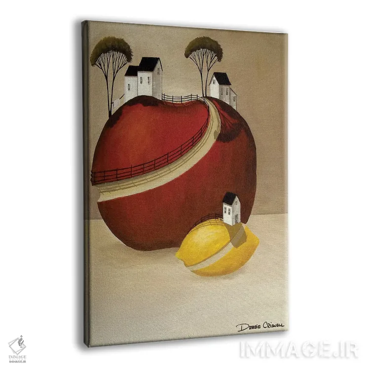 تابلو دکوراتیو اثر دبی کریسول - نمای پرسپکتیو محصول