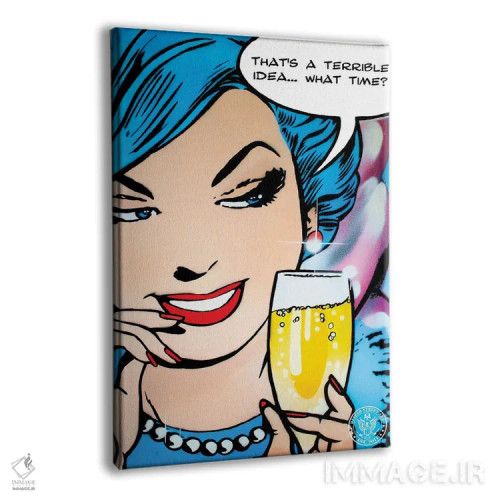 تابلو دکوراتیو ایده افتضاح I اثر دی۱۳ایگو - نمای پرسپکتیو محصول