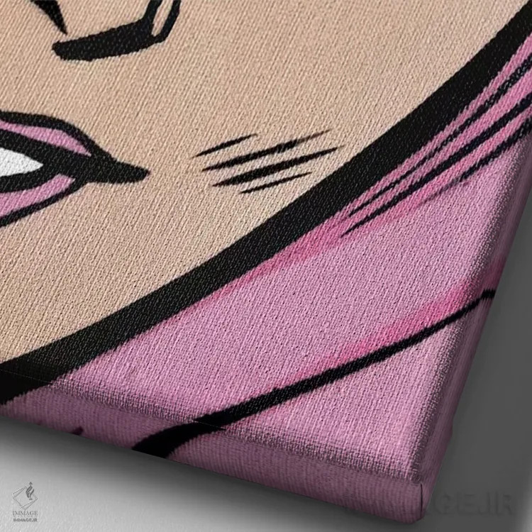 تابلو دکوراتیو رحم؟؟ اثر دی۱۳ایگو - نمای نزدیک بافت بوم