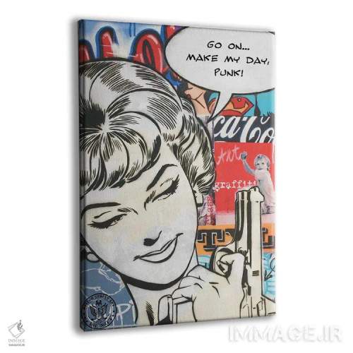 تابلو دکوراتیو پانکت اثر دی۱۳ایگو - نمای پرسپکتیو محصول