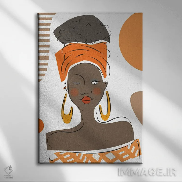 تابلو دکوراتیو چشمک چشمک اثر دیدر موشر - نمای روبهرو روی دیوار