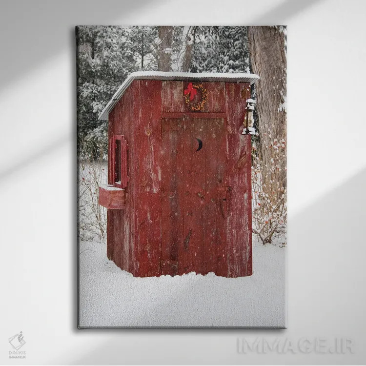 تابلو دکوراتیو سرویس بهداشتی تعطیلاتی اثر دانیتا دلیمنت - نمای روبهرو روی دیوار