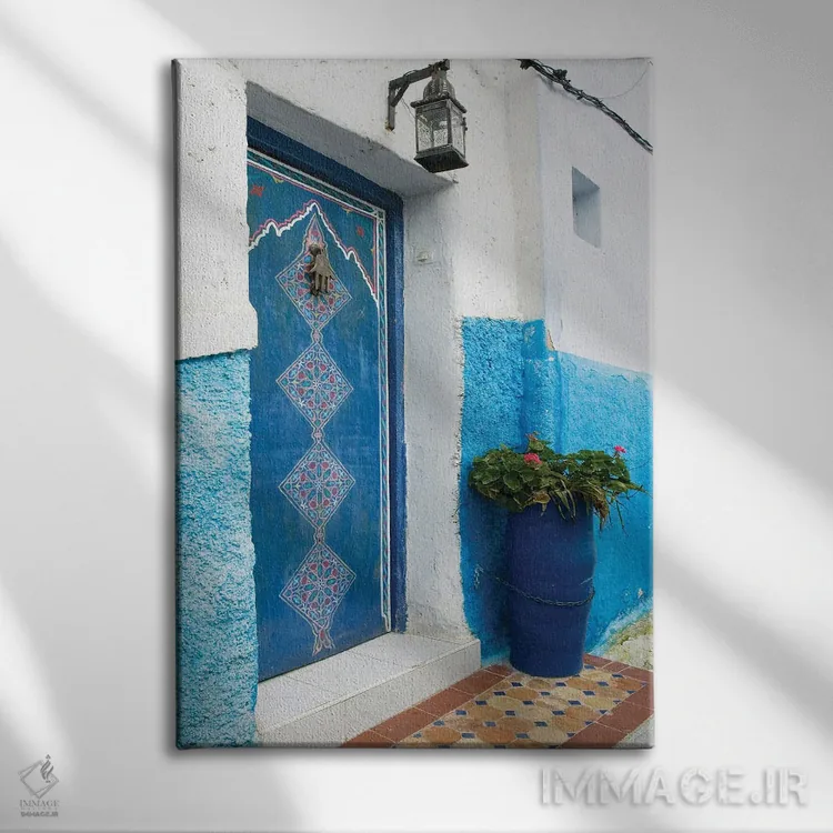 تابلو دکوراتیو درب مراکش اثر دانیتا دلیمنت - نمای روبهرو روی دیوار