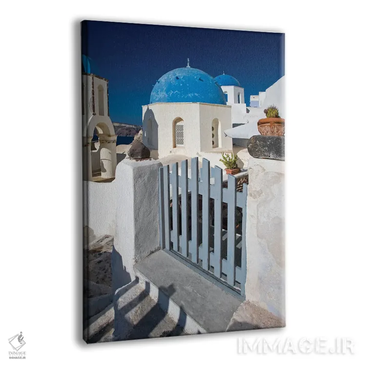 تابلو دکوراتیو پیاده رو سانتورینی اثر دانیتا دلیمنت - نمای پرسپکتیو محصول