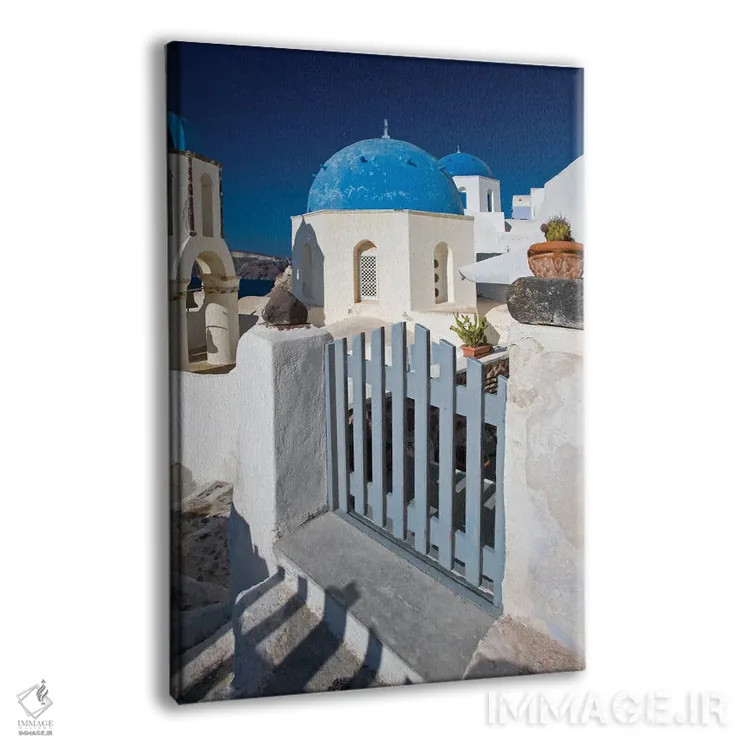 تابلو دکوراتیو پیاده رو سانتورینی اثر دانیتا دلیمنت - نمای پرسپکتیو محصول