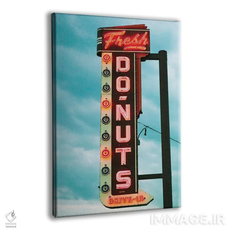 تابلو دکوراتیو دونات تازه اثر دانیتا دلیمنت - نمای پرسپکتیو محصول