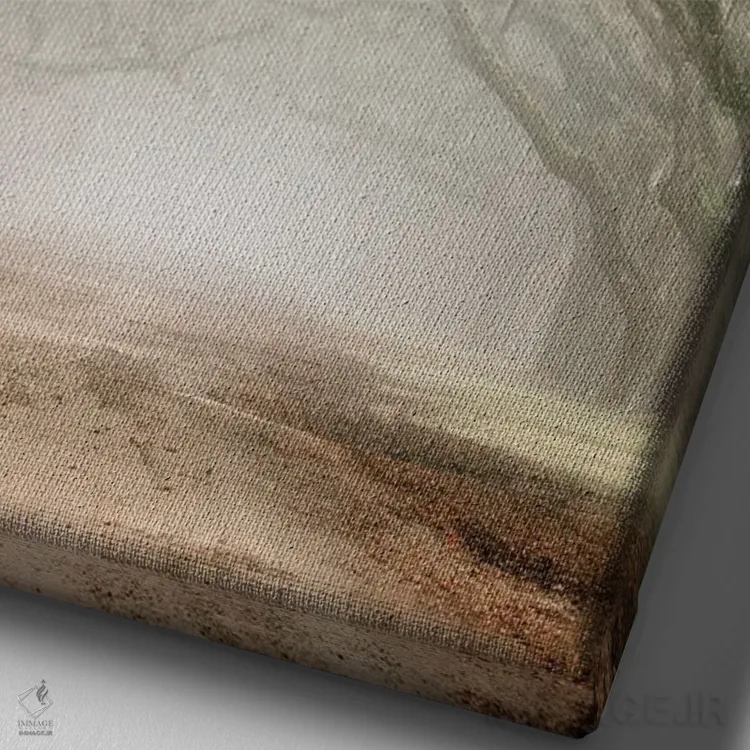 تابلو دکوراتیو خیابان مزرعه اثر دانیتا دلیمنت - نمای نزدیک بافت بوم