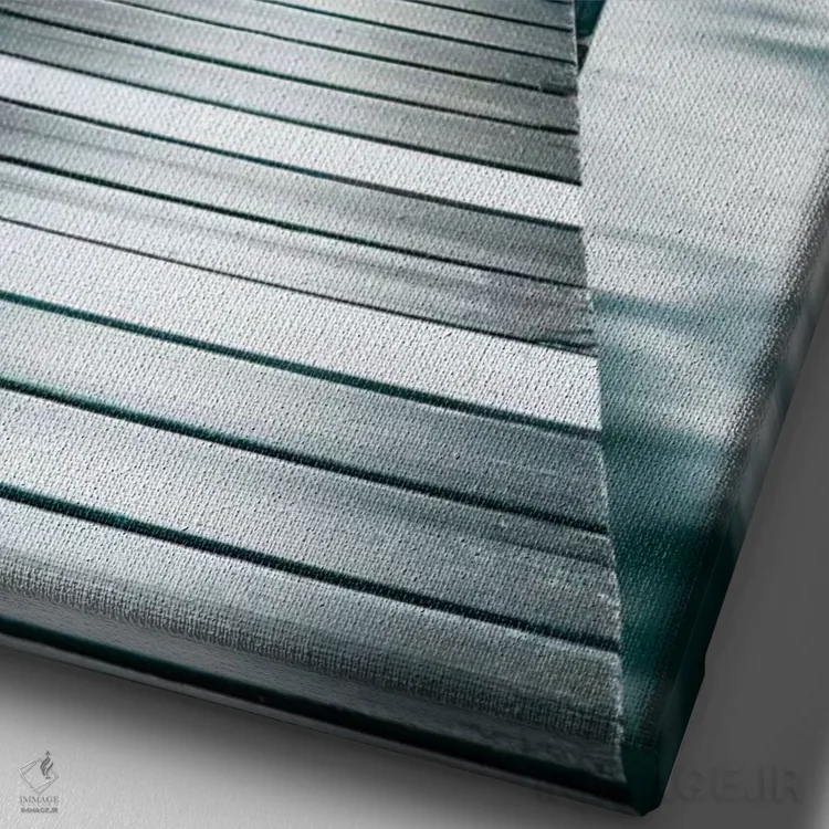 تابلو دکوراتیو اسکله چوبی اثر دانیتا دلیمنت - نمای نزدیک بافت بوم