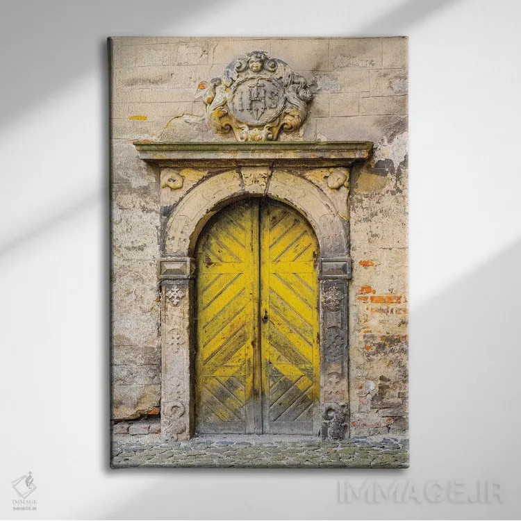 تابلو دکوراتیو درب موراویایی اثر دانیتا دلیمنت - نمای روبهرو روی دیوار