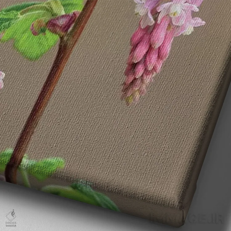 تابلو دکوراتیو چه جالب اینجا تو را دیدم! اثر باور میسون - نمای نزدیک بافت بوم