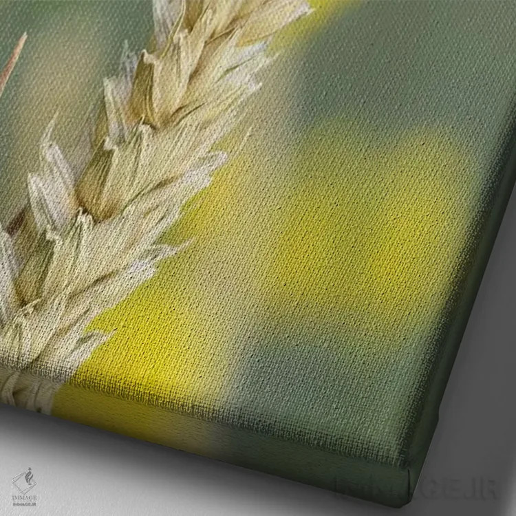 تابلو مدرن فقط در حال خوش گذرانی اثر باور میسون - نمای نزدیک بافت بوم