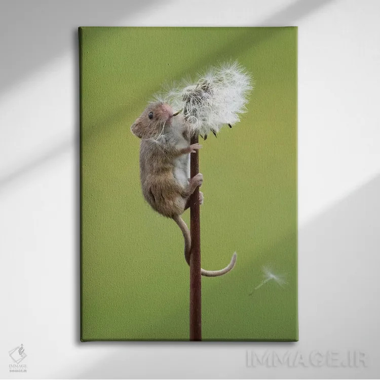 تابلو دکوراتیو آنکه فرار کرد اثر باور میسون - نمای روبهرو روی دیوار