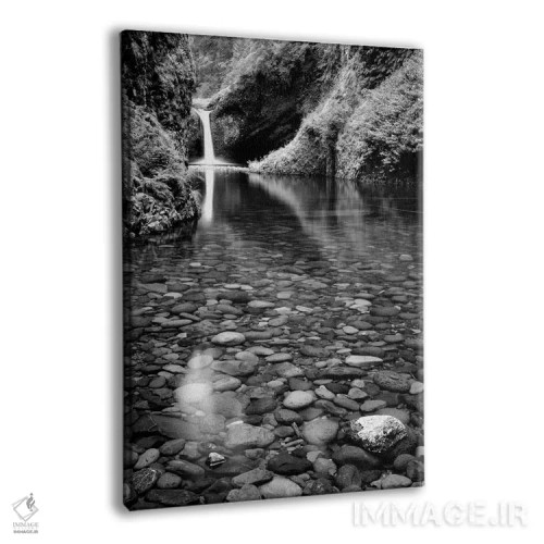 تابلو دکوراتیو آبشار سنگی اثر دنیس فراتس - نمای پرسپکتیو محصول